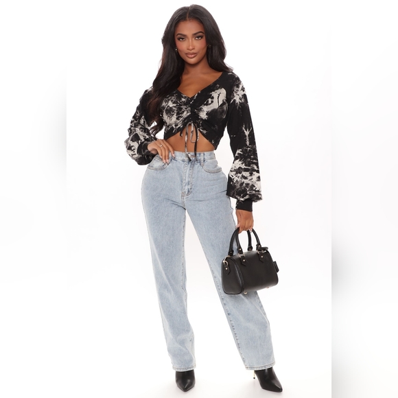 Fashion Nova Perfect Time Tie Dye Crop Top - Picture 2 of 12